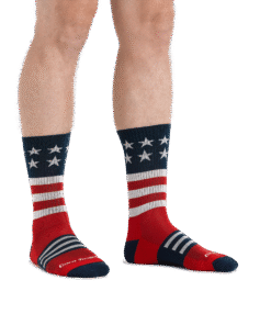 Alternative view of Darn Tough Socks Men's Captain Stripe Micro Crew Lightweight Hiking Socks
