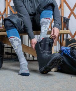 Alternative view of Darn Tough Socks Men's Heady Yeti Over-the-Calf Midweight Ski & Snowboard Socks