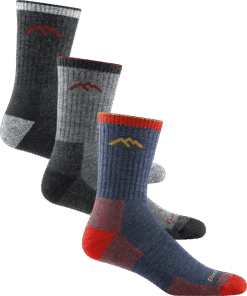 Darn Tough Socks Men's Hiker Micro Crew 3-Pack